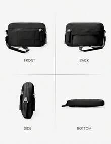 Women's Wristlet Wallet, NylonQuilted Wristlet Wallet For Women – Compact & Stylish Purse With Detachable Wristlet Strap, Zipper Closure, Multiple Card Slots, Keychain Holder & Phone Organizer – Ideal For Travel, Shopping, Daily Errands & Night Out - 黑色1 - 查看 6