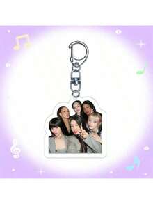 KATSEYE 钥匙扣，Sophia、Lara、Chanelle、Daniela、Yoonchae、Manon，新专辑及歌曲，Kpop粉丝周边，亚克力2D钥匙扣，演唱会应援灯周边，圣诞礼物，小礼物，收藏品 - 彩色 - 查看 16