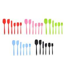 6 件套硅胶厨房烹饪工具、烘焙工具、厨房用具，北欧配色 - 大号刮刀、小号刮刀、大号抹刀、小号抹刀、涂油刷、长刮刀、马卡龙烘焙工具、蛋糕奶油刮刀、奶酪刮刀。 - 彩色 - 查看 5