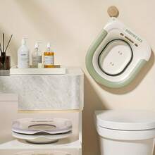 Collapsible Sitz Bath For Women – Portable Perineal Care Basin, Postpartum Recovery & Hemorrhoid Relief Soak Tub, Foldable Travel Personal Hygiene, Post Surgery Care Basin, Herbal Steam & Warm Water Therapy, Anti-Splash Design For Bathroom & Bedside Use, Ideal For Pregnant Women, New Moms,Perfect For Mother's Day, Thanksgiving & Postpartum Essential - Multicolor - View 11