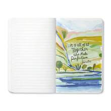 Softcover Journal - Individually, We Are One Drop. Together, We Are An Ocean. – A Write Now Journal With 128 Lined Pages, 5"W X 8"H - 海洋藍 - 查看 9