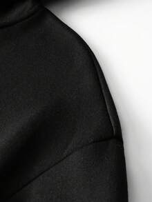 Räp Siñgër - Rëäl Hästä Lä Muërtë Shirt Räppër Hôôdëd Swëätshirt Fôr Mëñ Wômëñ Kids Mujër Pôstër Gräphic Hôôdëd Swëätshirt Tôp - 黑色 - 查看 3