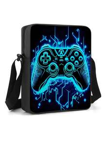 这款保温午餐袋印有游戏元素图案，非常适合保温，方便携带，适合上学、旅行、工作、办公室、野餐、徒步、海滩等场合，是送礼佳品。它防漏防水，便携易用，适用于大多数午餐袋和便当盒。 - 藍色 - 查看 2