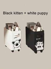 1/2件套带轮桌下储物推车 - 移动办公必备，母亲节和父亲节完美礼物 - 四季皆宜 - 彩色 - 查看 12