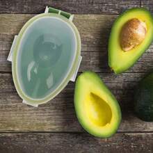 1PC Reusable Avocado Preservation Box - Fruit Storage Container, Plastic Flip Design, Refrigerator Food Storage Box, Used To Keep Avocados Fresh, Lock In Moisture, Ideal Refrigerator Storage Container, Kitchen Storage Accessories, Kitchen, Kitchen Accessories, Kitchen Supplies - Multicolor - View 10