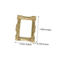CYPNMini Marcos Para Fotos Vintage Resina 4.8X1.4 Pulgadas Portarretratos Decorativos Multicolor Para Hogar ExhibicióN Personalizada 10 PiezasFashion - 219617730 - Ver 3