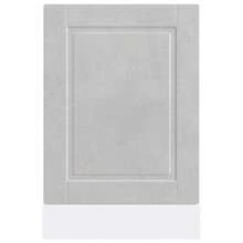 vidaXL Pannello per Lavatrice Porto Gris Béton 45x1,5x67 cm - Grigio - Visualizzare 4