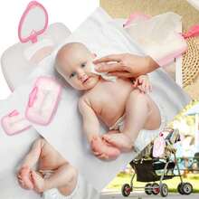 Portable Rechargeable Support for Wet Towels, Ideal for Home and Air Travel, a Must-Have for Baby Towel Travel Case - Embalaje estándar - Ver 1