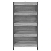 vidaXL Biblioteca 2 unidades gris Sonoma 80 x 30 x 155 cm - Gris - Ver 5