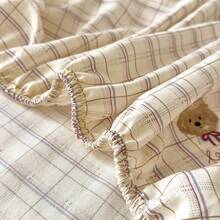 1pc Thickened Brushed Bedsheet, Solid Color Anti-Slip Single Bed Cover, Printed Mattress Protector (Pillow Case Not Included) - Garg Puppy - View 9