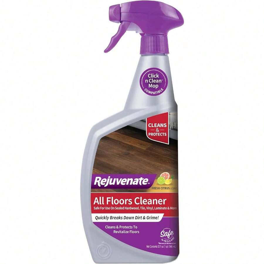 Rejuvenate High Performance All-Floors And Hardwood No Bucket Needed Floor Cleaner Powerful PH Balanced Shine With Shine Booster Technology Low VOC Best In Class Products 32oz - 32 oz - Xem 1