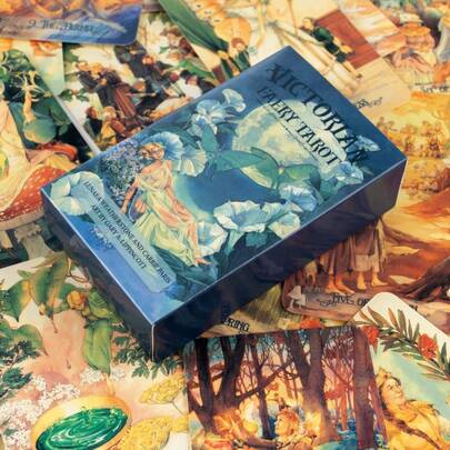 Viktorianische Feentarot-Karten, verspieltes Tarot-Deck
