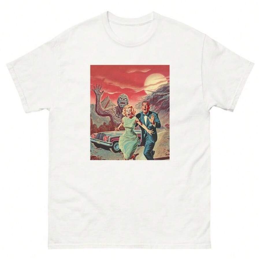 Vintage Zombie Apocalypse T-Shirt - 白色 - 查看 1