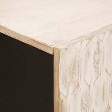 vidaXL Buffet Finitura Lavage Bianco 60 x 33 x 75 cm - Bianco - Visualizzare 6