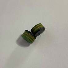 2 Pieces 11mm Multi-Layer Billiard Cue Tips, High-Class 6-Layer Pigskin Pressing, Handmade Tip, Professional Snooker & American Pool Cue Tips