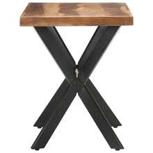 vidaXL Table de salle à manger 120x60x75 cm Bois avec finition miel - Tabac - Voir 3