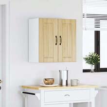 vidaXL Armoire murale de cuisine Lucca chêne sonoma bois ingénierie - Tabac - Voir 4