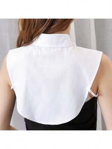 4pcs/1set Men's Detachable Fake Collar, Fashion Shirt Collar, Fake Collar, Half Fake Collar, Versatile And Easy To Wear, Ideal Gift For Friends, Family, Colleagues