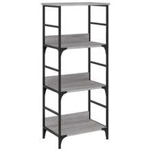vidaXL Bibliothèque sonoma gris 50x33x117,5 cm engenharia de madeira - Cinza - Ver 2