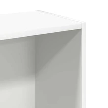vidaXL Bibliothèque blanc 80x24x75 cm ingegneria del legno - Bianco - Visualizzare 8
