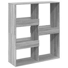 vidaXL Cloison de separation sonoma gris 100x33x115 cm made of engineering - Grigio - Visualizzare 2