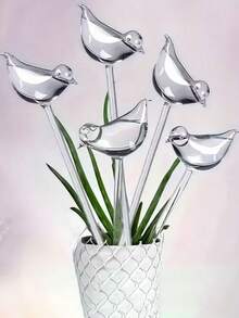 10 piezas Dispositivos de auto-riego con forma de pájaro - Sistema automático de riego para plantas de interior/exterior, con rosca para riego por goteo, sin necesidad de batería, material de plástico, adecuado como regalo; adecuado como regalo de Año Nuevo; adecuado como regalo del Día de San Valentín; adecuado para viajes cortos; puede regar las plantas por adelantado. - Multicolor - Ver 16