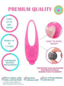 LED Glow Pet Anti-Lost Pendant, Multi-Functional Night Light Safety Warning Lamp, Suitable For Small/Large Cats & Dogs, Can Be Hung On Collar/Clothes/Bicycle/Backpack, Fashionable & Practical Pet Accessory, Outdoor Walking Essential Glowing Gear, Detachable & Portable Pet Supplies, Holiday Pet Gift, Home & Outdoor Universal Glowing Pendant, Enhances Night Visibility & Safety