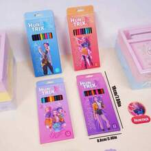 KPOP Witch Hunting Girl Group Colored Pencils, Art Pencil Set For Painting, Sketching, Coloring, Soft Colors, Multi-Tone, Ideal For Artists, Students