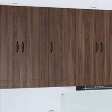 vidaXL Kalmar Küchenschrank, Braune Eiche, 40 x 31 x 100 cm - Braun - Übersicht 1