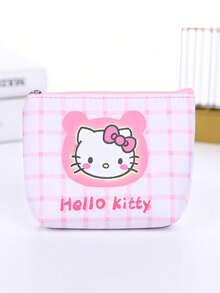 1 Piece Sanrio Hello Kitty Cartoon Cute Creative PU Coin Purse Storage Key Bag Coin Bag Mini Wallet Gift Wallet - Multicolor - View 10