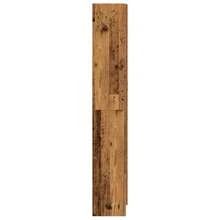 vidaXL Buffet haut vieux bois 82,5x30,5x185 cm bois d'ingénierie - Castano - Visualizzare 4