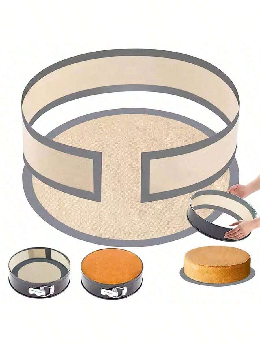 2 片装可重复使用不粘硅胶烘焙垫 - 耐热，防止蛋糕粘连，非常适合制作饼干、马卡龙和面包