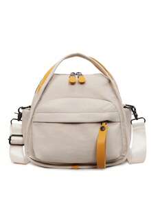 2026新款时尚百搭牛津布女士斜挎包、单肩手提包、轻便休闲托特包、大容量工作包 - 彩色 - 查看 12