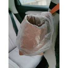 牛皮纸收纳袋，可爱小熊造型，可水洗垃圾桶内衬袋，汽车收纳袋，空调出风口收纳袋 - A - 查看 6