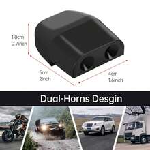 鹿警示哨装置 - 有效的动物警示系统，适用于驾驶 - 通用型，适用于汽车、车辆及车内环境 - 耐用且易于安装的安全产品 - A - 查看 5