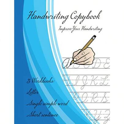 Handwriting Copybook: Improve Your Handwriting With Premium Quality Paper In Soft Blue For Smooth Writing Experience