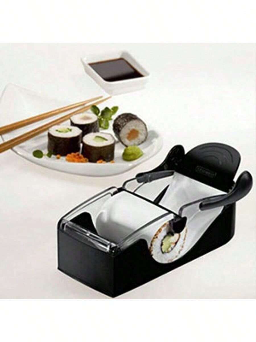 Molde para sushi, perfecto para hacer rollos de sushi caseros en la cocina, para armar uno mismo – Negro, 1 unidad - Negro - Ver 1