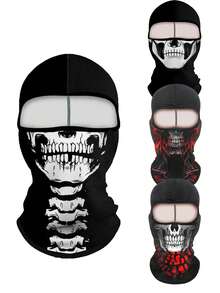 1/2/3/6 chiếc Mặt nạ trùm đầu hình đầu lâu ngộ nghĩnh dành cho cả nam và nữ, Thích hợp cho việc đi xe hàng ngày, tiệc tùng, hoạt động ngoài trời - Nhiều màu - Xem 13