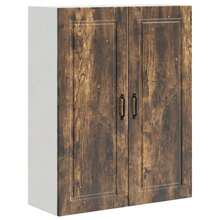 vidaXL Armoire de cuisine avec étagère Chêne fumé 80 x 31 x 100 cm - Tabac - Voir 2