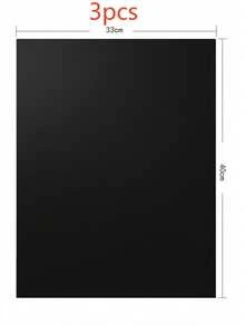 1/2/3片装不粘烤箱垫，加厚耐用，可重复使用，适用于电烤箱底部和燃气烤箱，不含BPA和PFOA，派对礼品，烧烤配件，度假必备