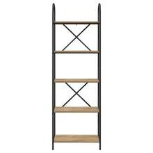vidaXL Étagère Chêne artigianale 60 x 30 x 183 cm Bois d'ingénierie - Castano - Visualizzare 5