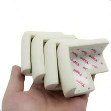4pcs Soft Foam Baby Corner Guards, Pre-Taped Furniture Edge Protectors, L-Shaped Safety Cushion Pads, Angle Protectors