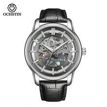 Orologio da polso automatico di lusso da uomo di moda OCHSTIN, orologio da polso in pelle trasparente e impermeabile - Tagli Unica - Visualizzare 13