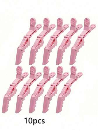 10 st/5 st/1 st multifunktionella hårspännen med krokodilklämmor och stylingklämmor, positioneringsavdelare, lämplig för frisörer och professionella frisörer, halkfria hårspännen i plast för kvinnor, professionella salongshårspännen, stylingklämmor med krokodilklämmor, långa munspännen, tranäbbspännen, lockar, stylistens val, badrumsinredning, höstdekor, håraccessoarer för skolstart