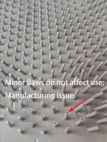 1pc/3pcs Shower Foot And Back Massage Scrubber - Non-Slip Easy-To-Clean Bath Massage Mat, Enhances Exfoliation, Relaxes Body And Mind, Silicone Slouchy Back Scrubber, Suction Cup Back Scrubber, Foot Scrub Mat, Reusable Foot And Back Bathing Exfoliating Mat, 11.81inch Soft Plastic/Rubber Mat, No Power Needed, Bathroom Washing Mat (Stripes May Vary Slightly, Does Not Affect Use) - Multicolor - View 11