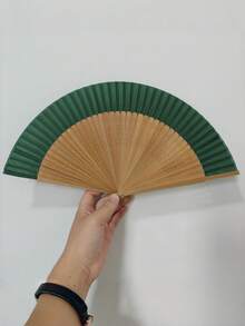 1 chiếc quạt cầm tay gấp gọn bằng tre, quạt cầm tay bằng gỗ đen trang nhã, quạt làm mát nhẹ, thích hợp cho phụ nữ, du lịch ngoài trời mùa hè, kỳ nghỉ biển, tiệc cưới, tiệc cocktail, biểu diễn khiêu vũ, phụ kiện thời trang, trang trí bàn làm việc văn phòng, phòng ngủ, phòng khách nhà cửa. - Nhiều màu - Xem 5