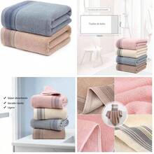 Towel - Grey+Khaki - View 1
