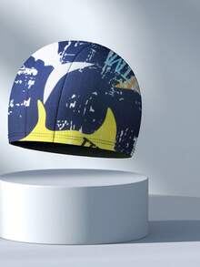 Adult Silicone Swimming Cap, Elegant Butterfly Pattern Swimming Cap, Waterproof, Anti-Slip, Comfortable Elastic, Suitable For Short & Long Hair - Multicolor - View 4