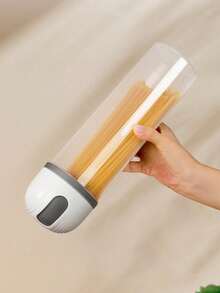 家用面条收纳盒，意面桶，谷物悬挂式意面收纳容器，厨房防潮密封罐 - 彩色 - 查看 3