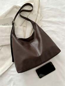 Large Capacity Women's Shoulder Tote Bag, Fashionable Design, Elegant And Chic, New Stylish Large Women's Handbag - Multicolor - View 6